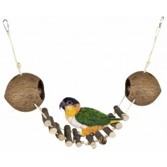 Double Coconut 104x11x12cm - Back Zoo Nature - 16,95 € - Back Zoo Nature - 8784251815577 - Ornibird SRL