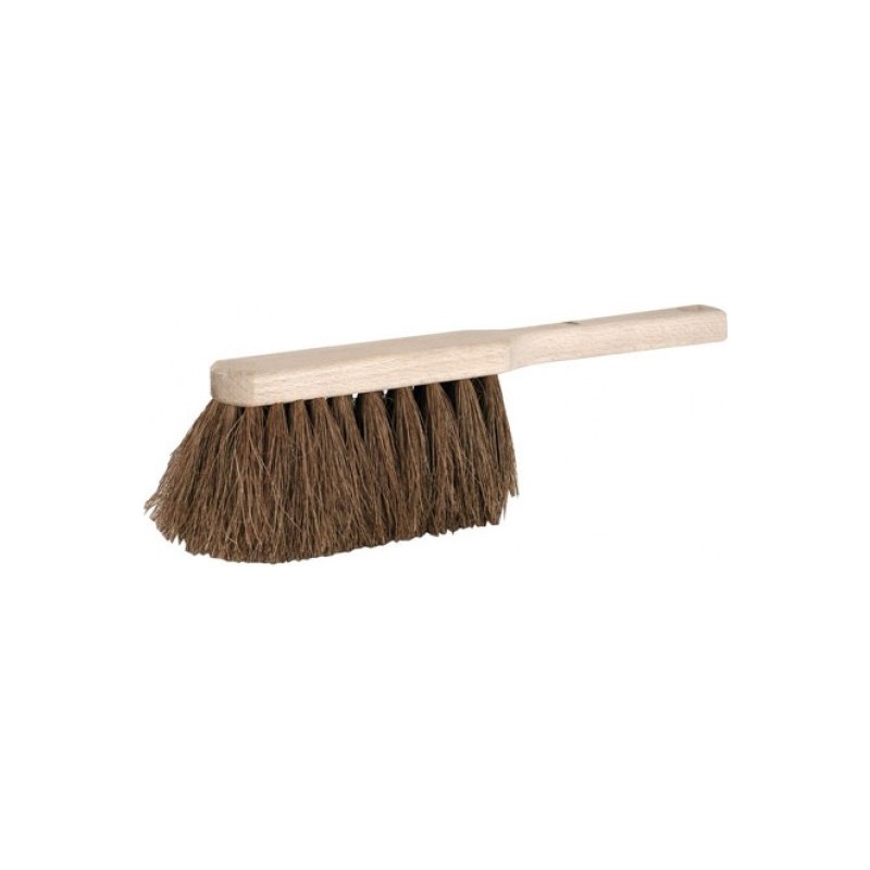 Balayette coco avec dos et poignée en bois