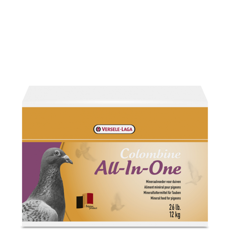 Colombine All-In-One M"lange de minéraux, vitamines et de grit 12kg 413333 Versele-Laga 25,85 € Ornibird Colombine All-In-One M"lange de minéraux, vitamines et de grit 12kg 413333 Versele-Laga 25,85 € Ornibird