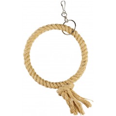 Corde à anneaux en sisal beige M/50x30x5cm - Duvo+ - 11,95 € - Duvo + - 5414365390143 - Ornibird SRL