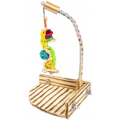 Terrain de jeu lili multicolore 25x25x38cm - Duvo+ - 39,95 € - Duvo + - 5414365385040 - Ornibird SRL