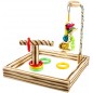Terrain de jeu kiki multicolore 35x35x37,5cm - Duvo+