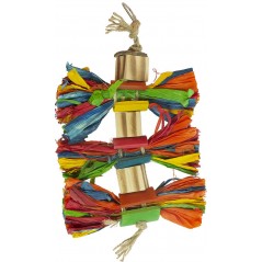 Paquets feuilles de maïs avec bambou et coco multicolore 25,4x15,2x3,5cm - Duvo+ - 14,95 € - Duvo + - 5414365384951 - Ornibird SRL