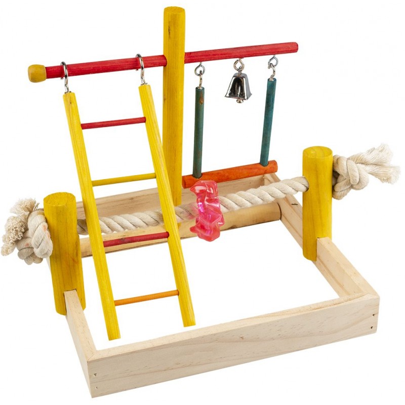 Terrain de jeu pino multicolore 22,5x22,5x20cm - Duvo+