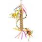Pendentif spirale coloré en paille multicolore 25,5x12,7x3,3cm - Duvo+