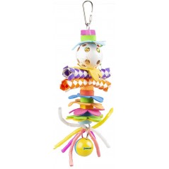 Pendentif coloré avec des jouets en plastique multicolore 22x14x5,5cm - Duvo+ à 11,95 € - Duvo + - 12708 - Jouets