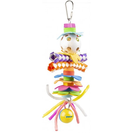 Pendentif coloré avec des jouets en plastique multicolore 22x14x5,5cm - Duvo+ à 11,95 € - Duvo + - 12708 - Jouets