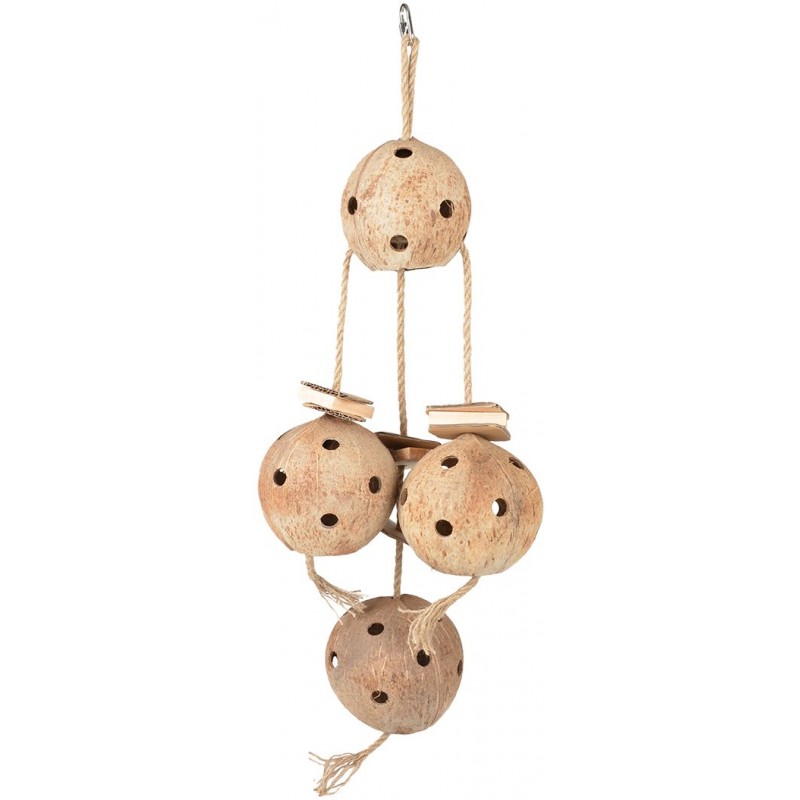 Coconut jungle grand pendentif avec sisal & carton brun 72,5x25x12cm - Duvo+