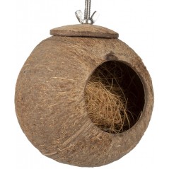 Coconut jungle maison avec fixation brun 16x12,5x12,5cm - Duvo+ 12407 Duvo + 9,95 € Ornibird