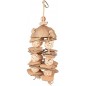 Coconut jungle pendentif avec boules de saule & carton brun 38x15,3x13cm - Duvo+