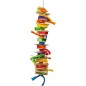 Pendentif coloré - carton & blocs de bois multicolore 66x12,7x5cm - Duvo+