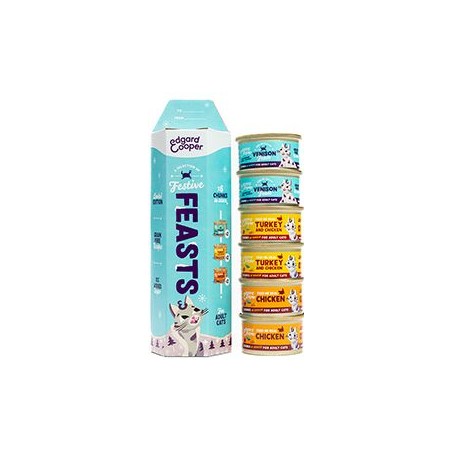 Chat Feasts 6x85gr - Edgard & Cooper à 9,00 € - Edgard & Cooper - 964648 - Edgard & Cooper