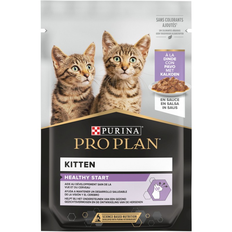 Kitten Healthy Start - Tendres morceaux à la dinde en sauce 85gr - Pro Plan 12457649 Purina 1,85 € Ornibird