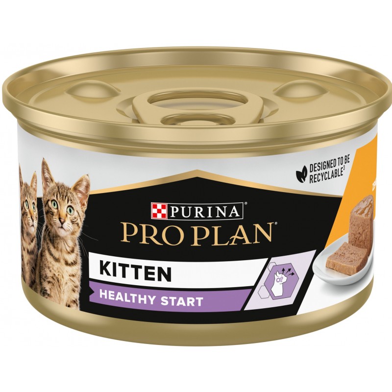Kitten Healthy Start - Mousse de poulet 85gr - Pro Plan 12458950 Purina 1,85 € Ornibird