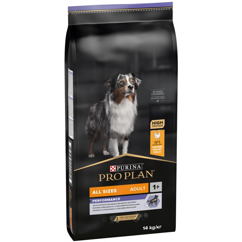 Adult All Sizes Performance - Riche en poulet 14kg - Pro Plan