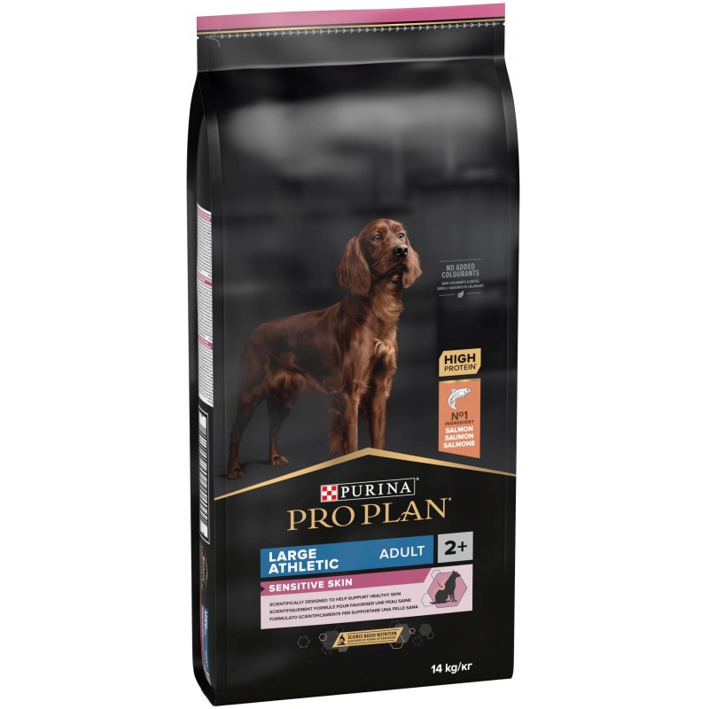 Adult Large Athletic Sensitive Skin - Riche en saumon 14kg - Pro Plan Adult Large Athletic Sensitive Skin - Riche en saumon 14kg - Pro Plan