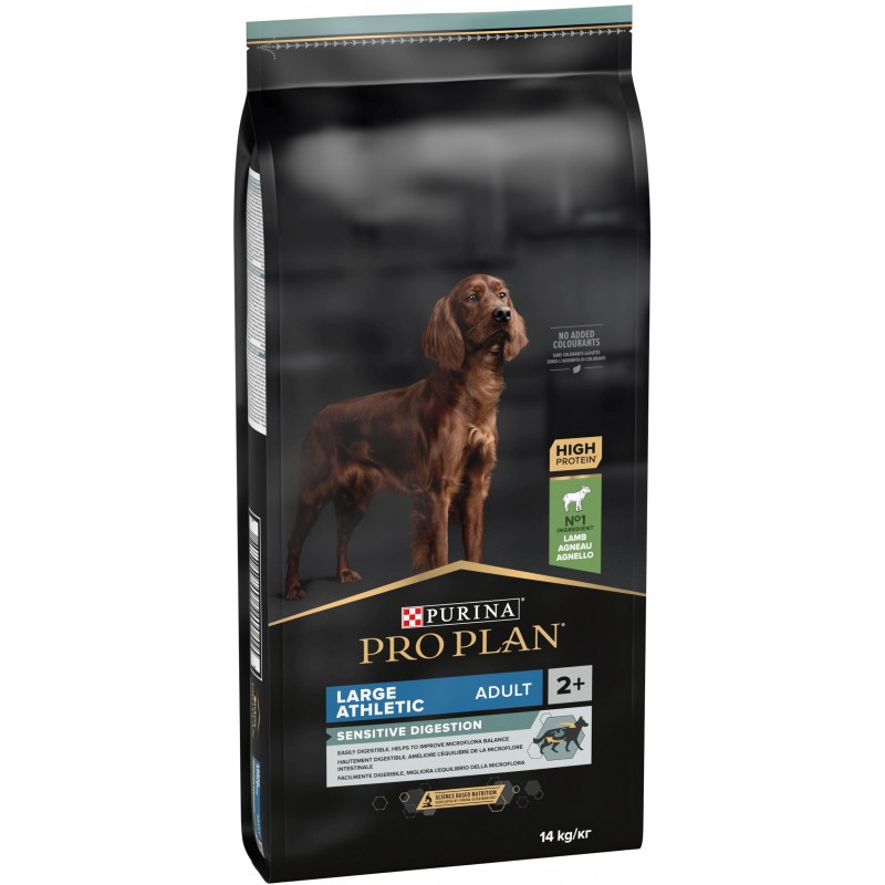 Adult Large Athletic Senstive Digestion - Riche en agneau 14kg - Pro Plan Adult Large Athletic Senstive Digestion - Riche en agneau 14kg - Pro Plan