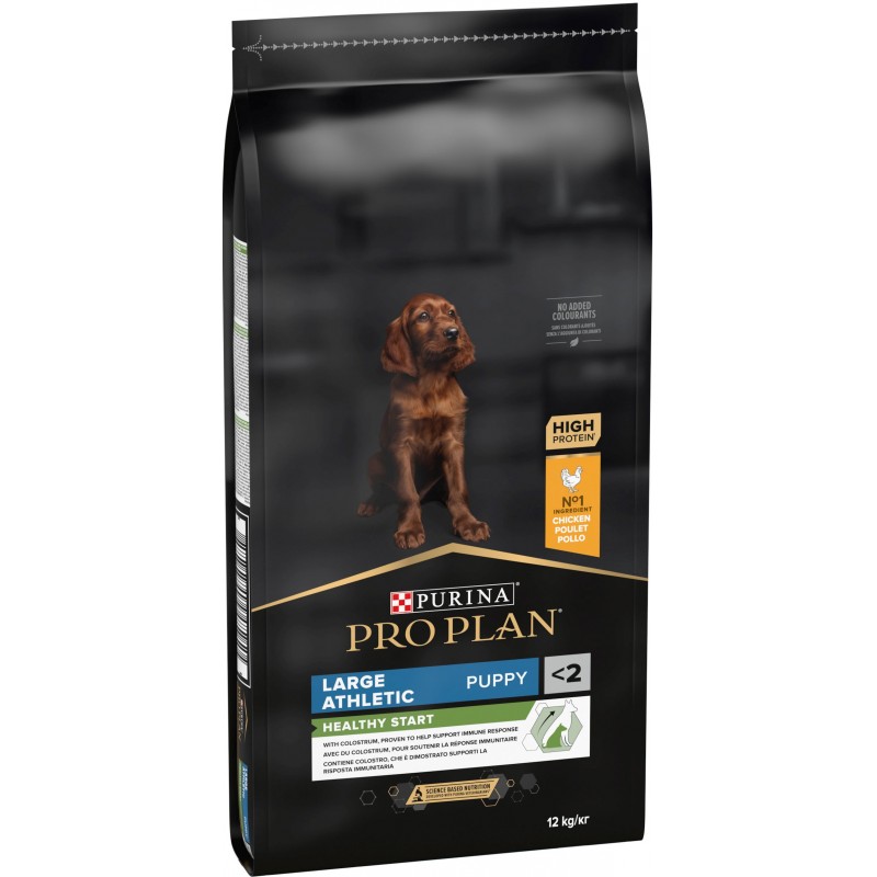 Puppy Large Athletic Healthy Start - Riche en poulet 12kg - Pro Plan