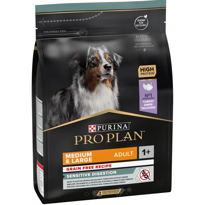 Adult Medium & Large Sensitive Digestion - Riche en Dinde 2,5kg - Pro Plan
