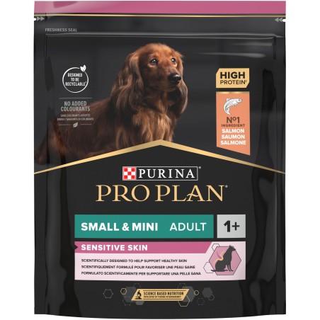 Adult Small & Mini Sensitive Skin - Riche en saumon 700gr - Pro Plan à 9,29 € - Purina - 12272469 - Pro Plan
