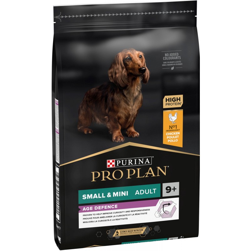 Adult 9+ Small & Mini Age Defence - Riche en poulet 7kg - Pro Plan