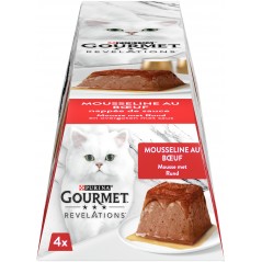 Révélations - Mousseline au boeuf 4x57g - Gourmet - 3,99 € -  - 7613287071262 - Ornibird SRL