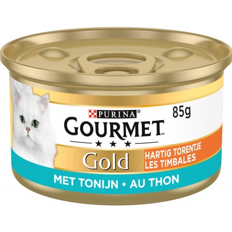 Gold - Les timbales Thon 85gr - Gourmet à 1,09 € - Purina - 12345821 - Gourmet