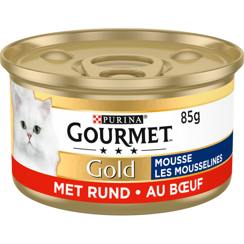 Gold - Les mousselines au boeuf 85gr - Gourmet