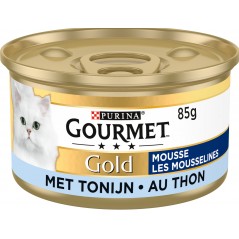 Gold - Les mousselines au thon 85gr - Gourmet 12331582 Purina 1,05 € Ornibird