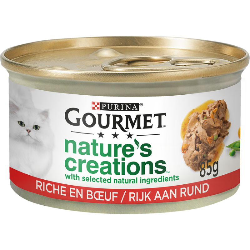 Nature's Créations - Au Boeuf 85gr - Gourmet 12425599 Purina 1,35 € Ornibird