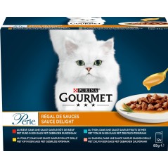 Perle - Régal de Sauces 12x85gr - Gourmet à 10,89 € - Purina - 12486803 - Gourmet