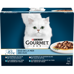 Perle - Duo de la mer 12x85gr - Gourmet à 10,89 € - Purina - 12487182 - Gourmet