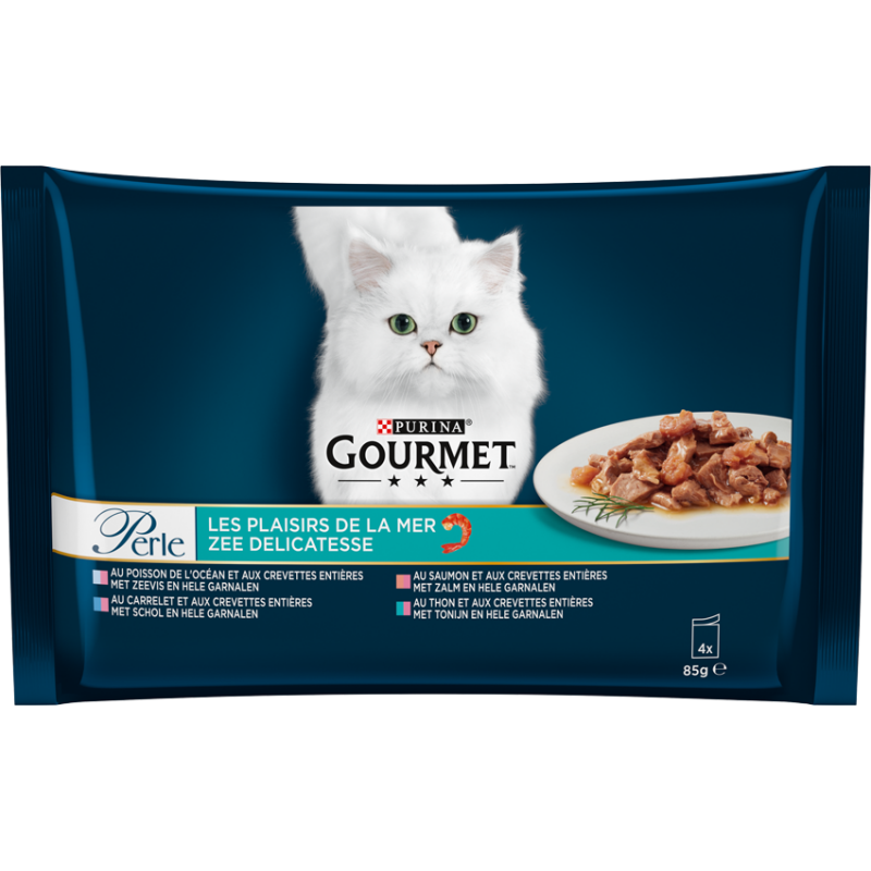 Perle - Les plaisirs de la mer 4x85gr - Gourmet