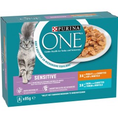 Sensitive 8x85gr - One à 7,59 € - Purina - 12499558 - One
