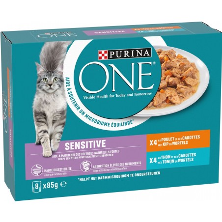 Sensitive 8x85gr - One à 7,59 € - Purina - 12499558 - One