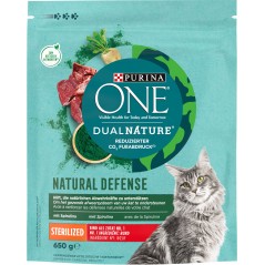 Dual Nature - Spécial chat stérilisé Au boeuf 650gr - One à 6,39 € - Purina - 12534758 - One