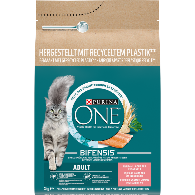 Bifensis Adult - Riche en saumon et aux céréales complètes 3kg - One Bifensis Adult - Riche en saumon et aux céréales complètes 3kg - One