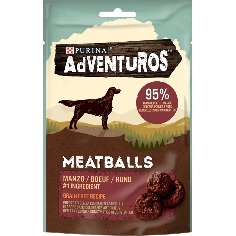 Adventuros - Meatballs Boeuf 70gr - Purina 12509723 Purina 3,50 € Ornibird
