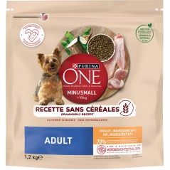 Adult Mini/Small Au poulet 1,2kg - One à 9,19 € - Purina - 12540197 - One