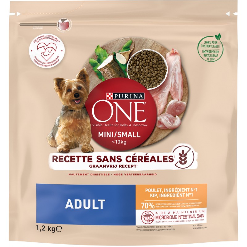Adult Mini/Small Au poulet 1,2kg - One