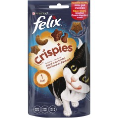 Crispies - Au goût de boeuf et de poulet 45gr - Felix à 2,10 € - Purina - 12485582 - Felix