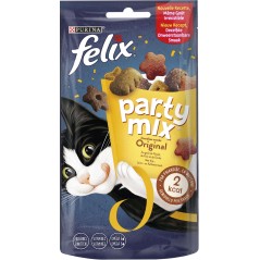 Party Mix - Original Mix Au goût poulet, de foie et de dinde 60gr - Felix 12371171 Purina 2,10 € Ornibird