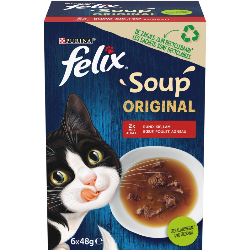 Soup - Sélection de la campagne 6x48gr - Felix 12520178 Purina 3,00 € Ornibird