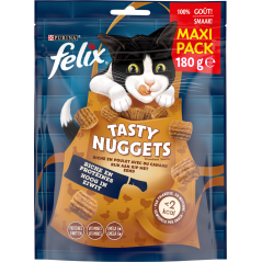 Tasty Nuggets Riche en Poulet avec du canard 180gr - Felix 12534011 Purina 4,95 € Ornibird