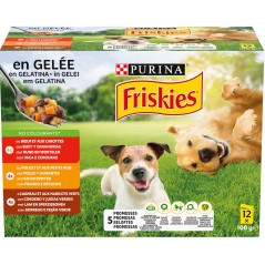 Adult 5Promesses Au poulet, boeuf et à l'agneau en gelée 12x100gr - Friskies 12411353 Purina 6,50 € Ornibird