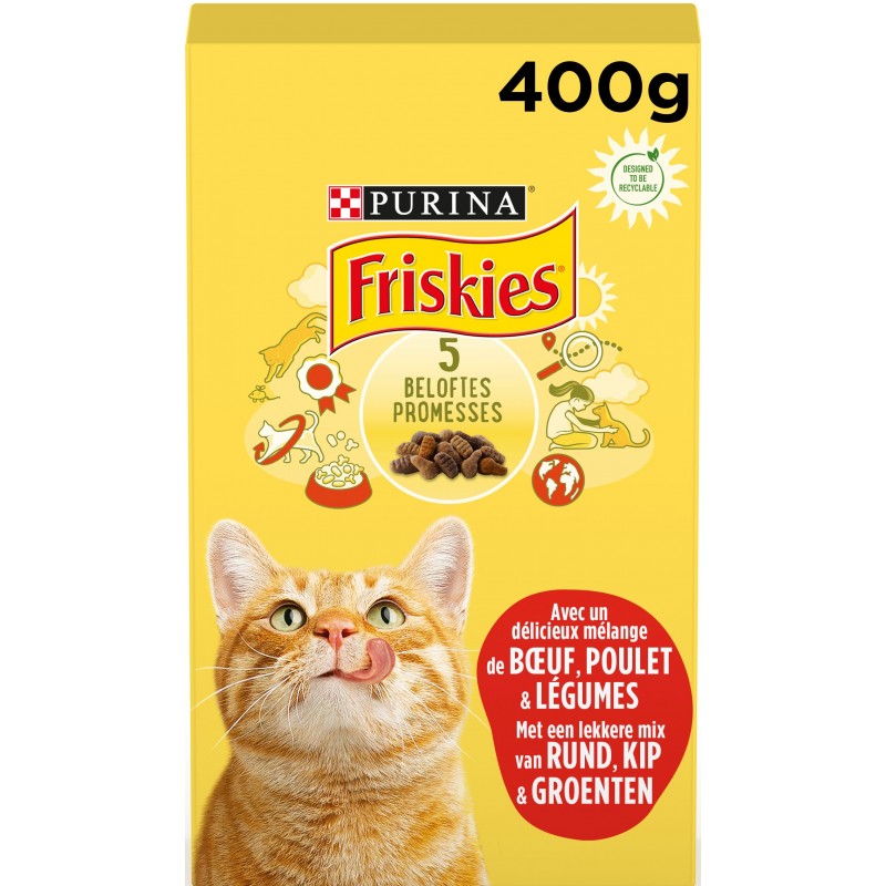 Adult - Au boeuf, au poulet et aux légumes 400gr - Friskies 12460035 Purina 2,75 € Ornibird Adult - Au boeuf, au poulet et aux légumes 400gr - Friskies 12460035 Purina 2,75 € Ornibird