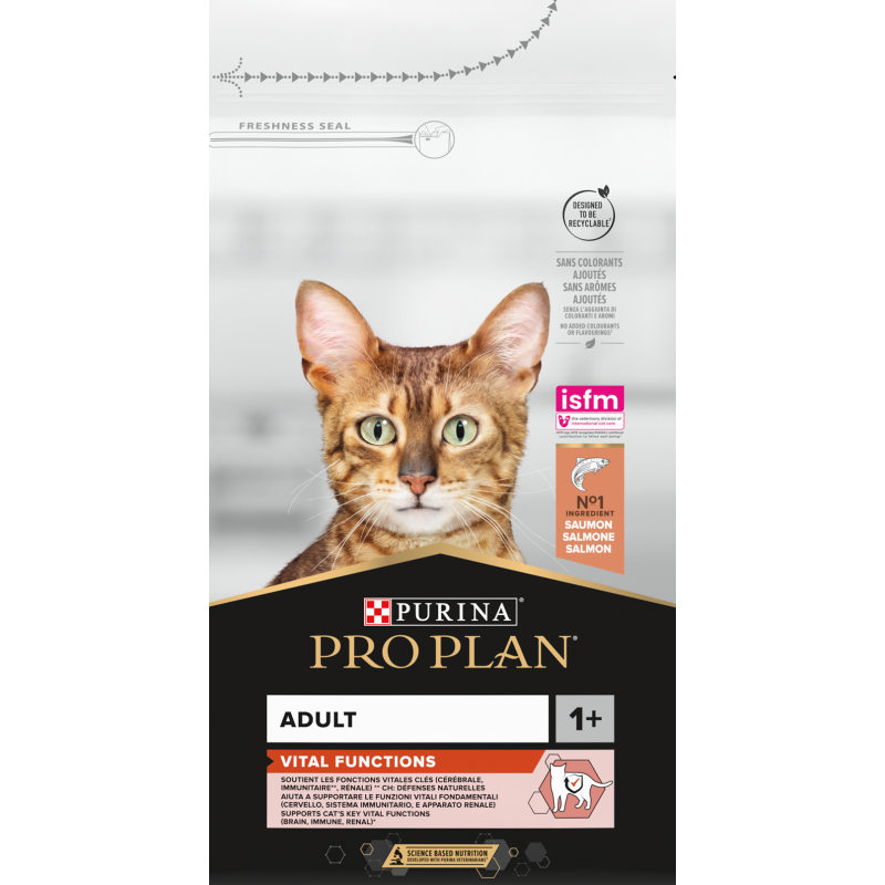 Adult Vital Functions - Riche en saumon et en riz 1,5kg - Pro Plan Adult Vital Functions - Riche en saumon et en riz 1,5kg - Pro Plan