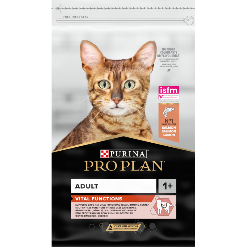 Adult Vital Functions - Riche en saumon et riz 10kg - Pro Plan