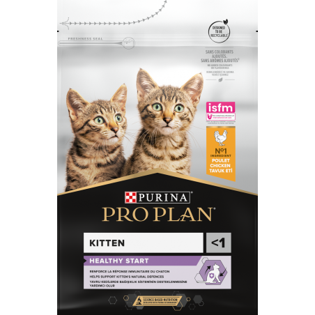 Kitten Healthy Start - Riche en poulet 3kg - Pro Plan à 38,15 € - Purina - 12537232 - Pro Plan