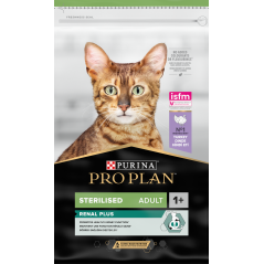 Adult Sterilised Renal Plus - Riche en dinde 10kg - Pro Plan à 87,90 € - Purina - 12524323 - Pro Plan